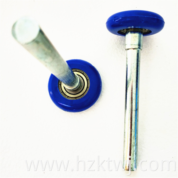 Customized size 2'' or 3'' garage door nylon plastic roller with stem and bearing